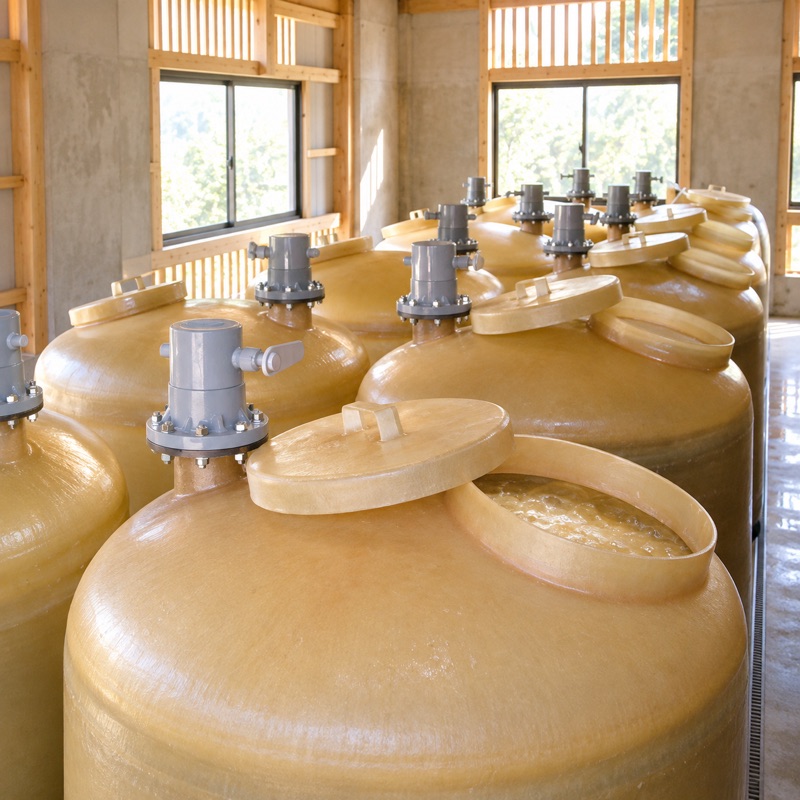 発酵・熟成のようす